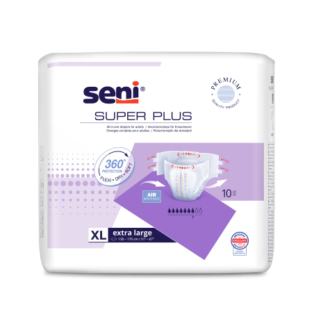 Pieluchomajtki SENI SUPER PLUS EXTRA LARGE 10 sztuk