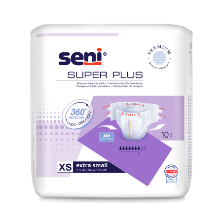 Pieluchomajtki SENI SUPER PLUS EXTRA SMALL 10 sztuk