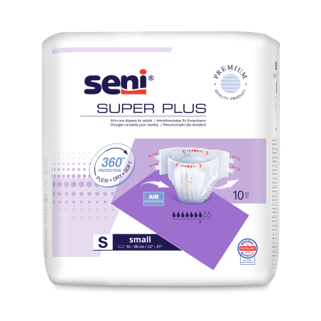Pieluchomajtki SENI SUPER PLUS SMALL 10 sztuk