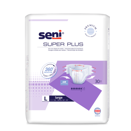 Pieluchomajtki SENI SUPER PLUS LARGE 30 sztuk