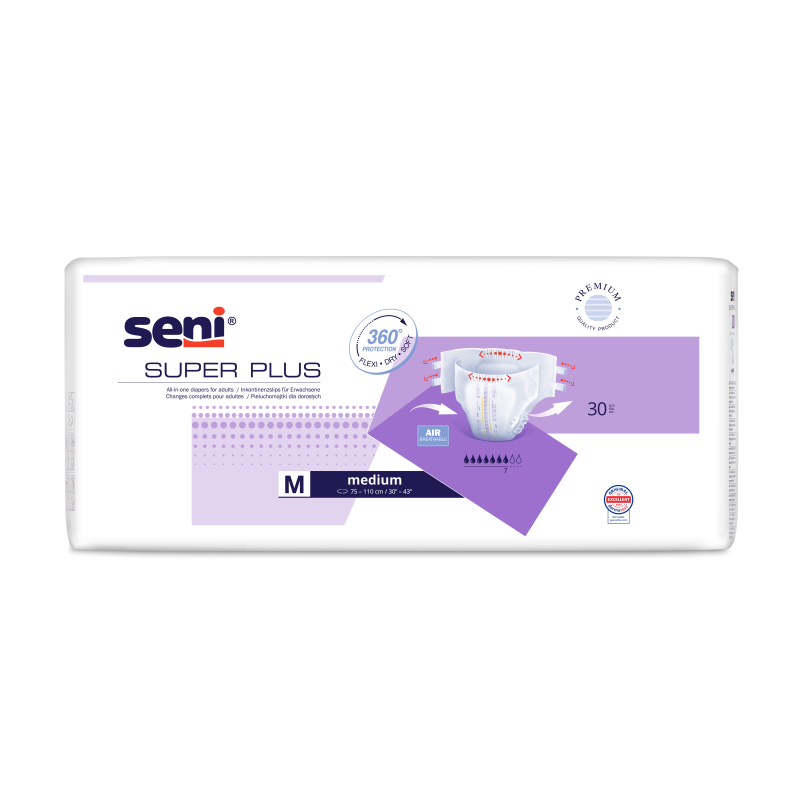 Pieluchomajtki SENI SUPER PLUS MEDIUM 30 sztuk