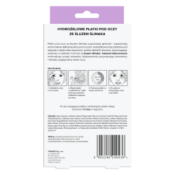 L'biotica Odmładzające płatki pod oczy ze śluzem ślimaka 3x2 sztuki