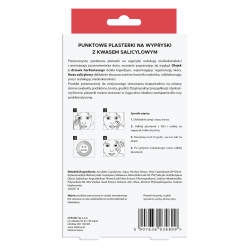 L'biotica punktowe plasterki na wypryski 3x12 sztuk