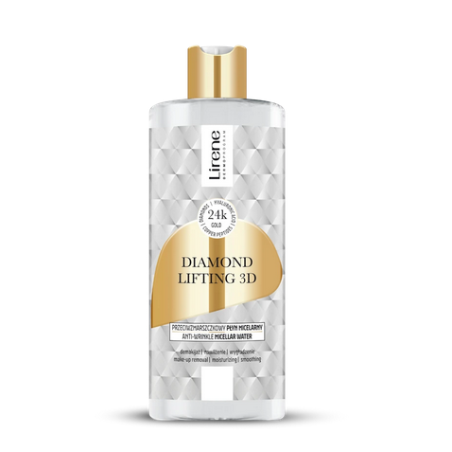 Lirene DIAMENTOWY LIFTING 3D Przeciwzmarszczkowy płyn micelarny 400 ml
