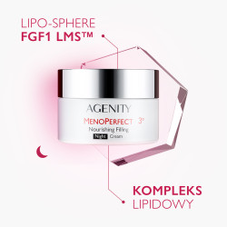 Agenity Menoperfect 3° Krem odżywczy wypełniający na noc 50ml