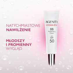 Agenity Hydra-Ox BB krem nawilżający na dzień SPF50 Medium Beige 30ml