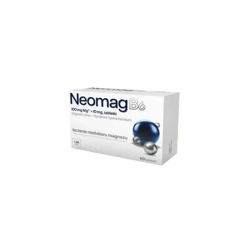 Neomag B6 100mg+10mg 60 tabletek
