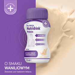 Nutridrink Protein o smaku waniliowym ZESTAW 6x(4x125ml)