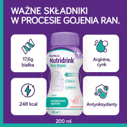 Nutridrink Skin Repair o smaku waniliowym ZESTAW 6x(4x200ml)