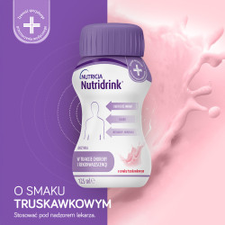 Nutridrink o smaku truskawkowym 4x125ml