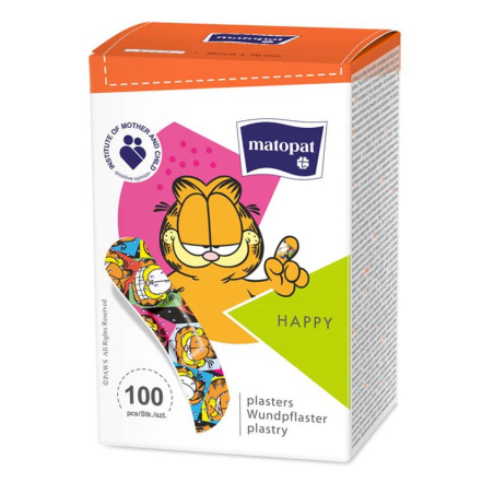 Matopat Plastry Happy 100 sztuk