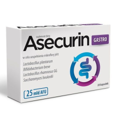 Asecurin GASTRO 20 kapsułek
