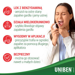 Uniben aerozol do stosowania w jamie ustnej 30ml
