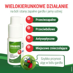 Uniben aerozol do stosowania w jamie ustnej 30ml