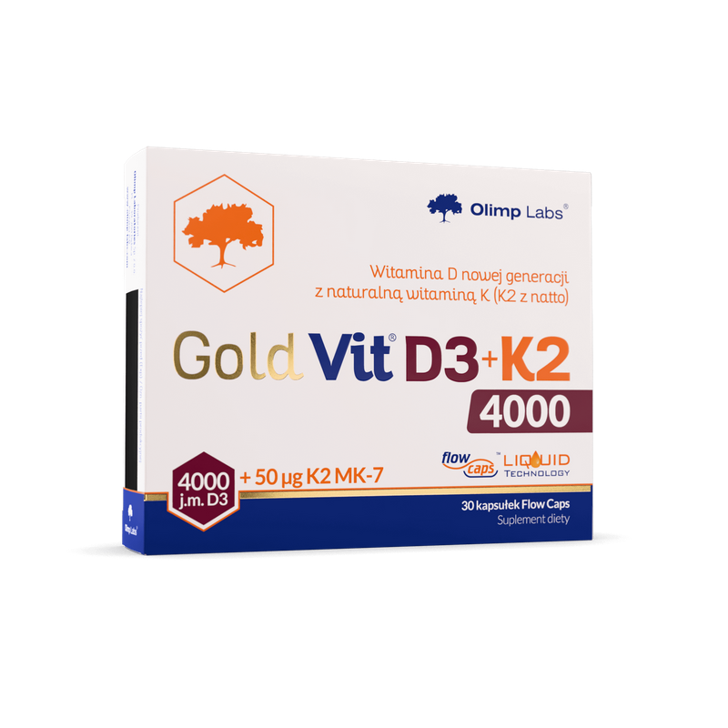 Olimp Gold-Vit D3+K2 4000 30 kapsułek