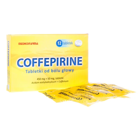Coffepirine Tabletki na ból głowy 12 tabletek