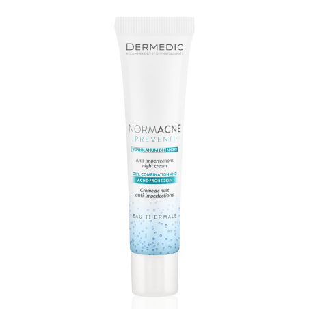 DERMEDIC NORMACNE PREVENTI Krem niwelujący niedoskonałości na noc 40ml