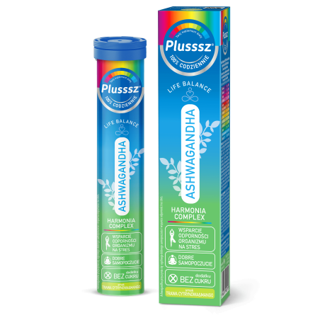 Plusssz Ashwagandha 100% Harmonia Complex, 24 tabletki