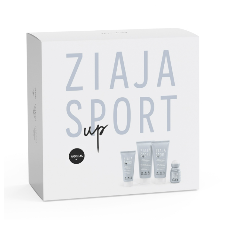Ziaja Sport Up Zestaw Okolicznościowy Szampon i żel pod prysznic + Balsam i odżywka + Krem do rąk i stóp + Antyperspirant