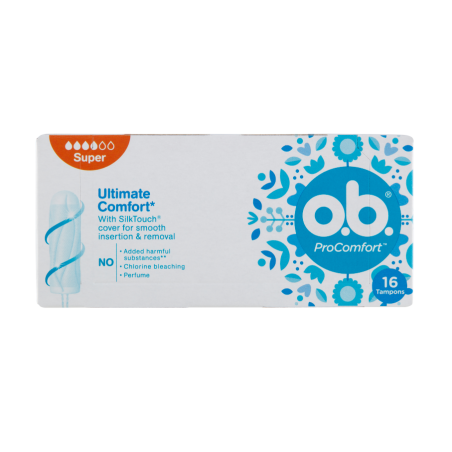 O.B. ProComfort Super Tampony higieniczne 16 sztuk