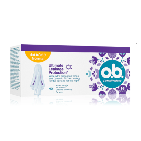 O.B. ExtraProtect Normal Tampony higieniczne 16 sztuk
