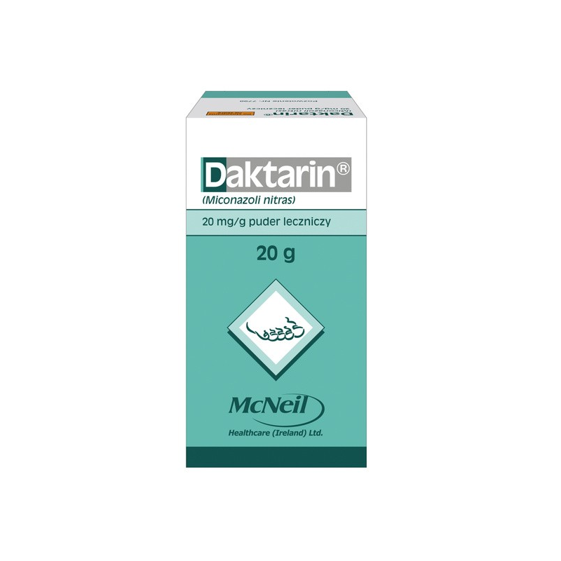 Daktarin puder leczniczy (20 mg/g) 20 g