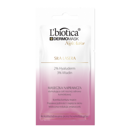 L'BIOTICA Dermomask Night Active Siła Lasera 12 ml