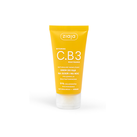 Ziaja Witamina C.B3 Niacynamid krem do rąk na dzień i na noc 50ml