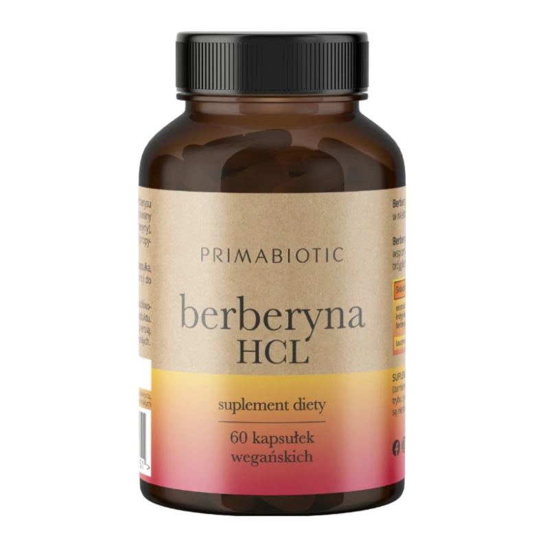 Primabiotic Berberyna HCL 60 kapsułek