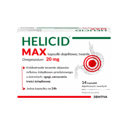 Helicid Max 20 mg, 14 kapsułek