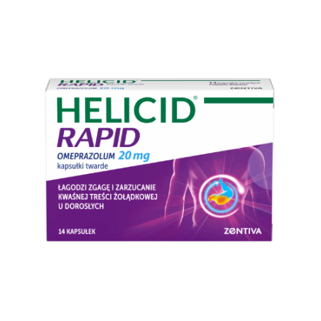 Helicid Rapid, 14 kapsułek