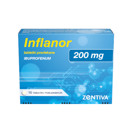 Inflanor 200 mg, 10 tabletek