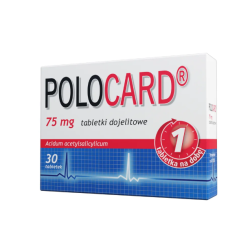 Polocard 75 mg, 30 tabletek