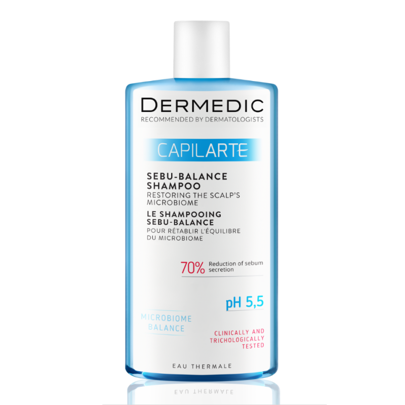 Dermedic Capilarte Sebu-Balance Szampon przywracający równowagę mikrobiomu skóry 300ml