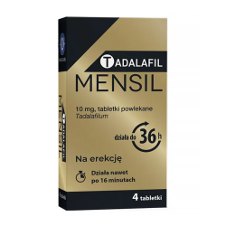 Tadalafil Mensil 10mg 4 tabletki