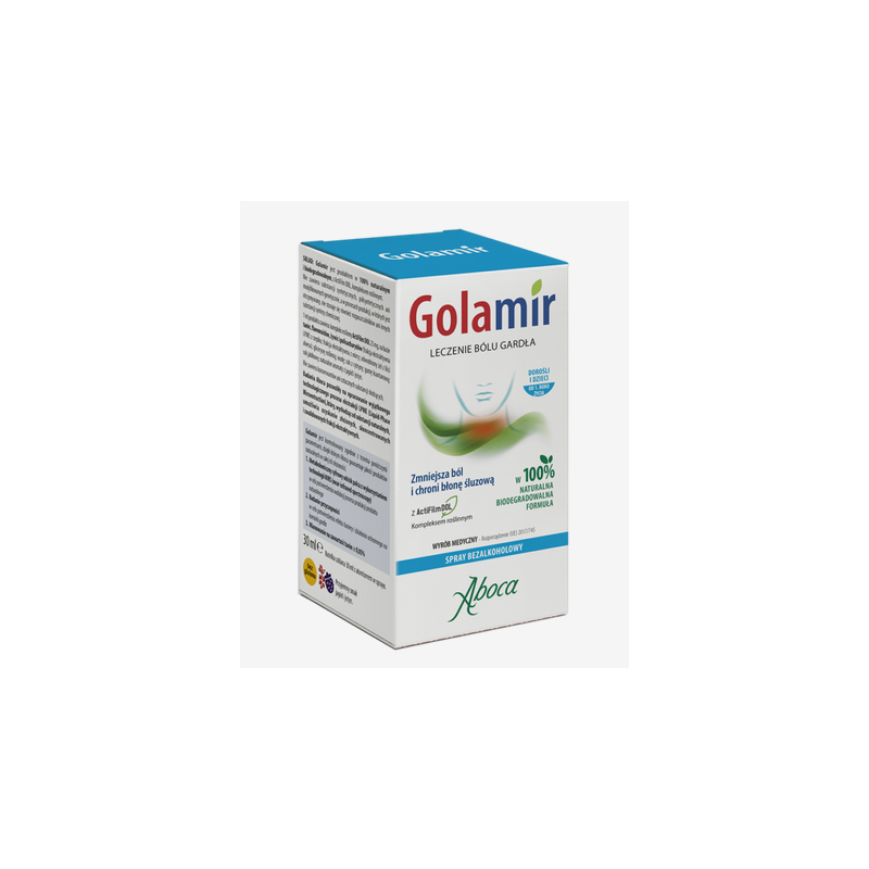 Golamir 2ACT spray do gardła bezalkoholowy dla dzieci i dorosłych 30ml