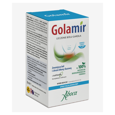 Golamir 2ACT spray do gardła bezalkoholowy dla dzieci i dorosłych 30ml