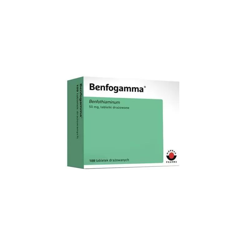 Benfogamma 50mg 100 tabletek drażowanych