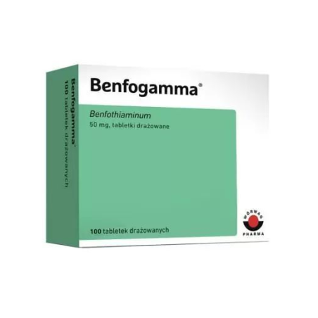 Benfogamma 50mg 100 tabletek drażowanych