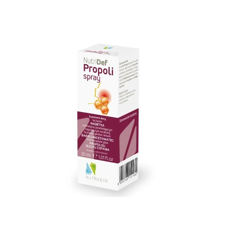 NutriDef Propoli spray na gardło 30 ml
