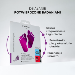L'Biotica Maska złuszczająca na pięty 1 para