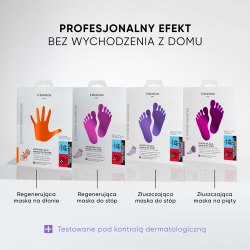 L'biotica Maska do stóp złuszczająca w postaci skarpet 1 para