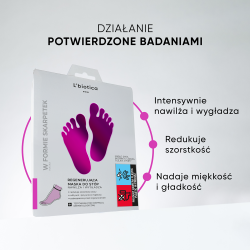 L'Biotica Maska do stóp regenerująca w postaci nasączonych skarpetek 1 para