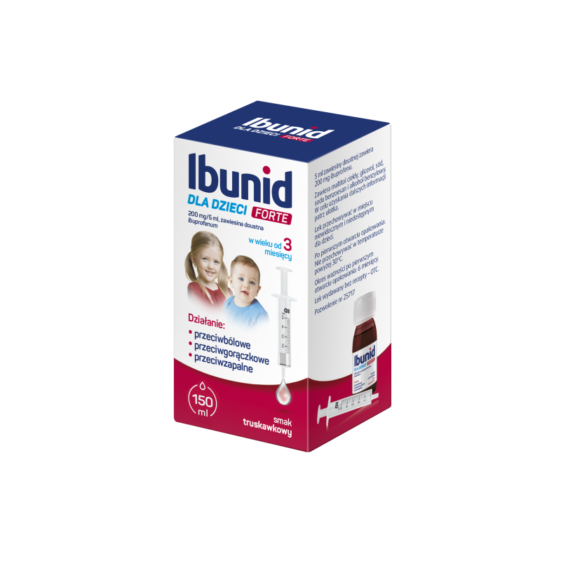 Ibunid dla dzieci Forte zawiesina 150 ml