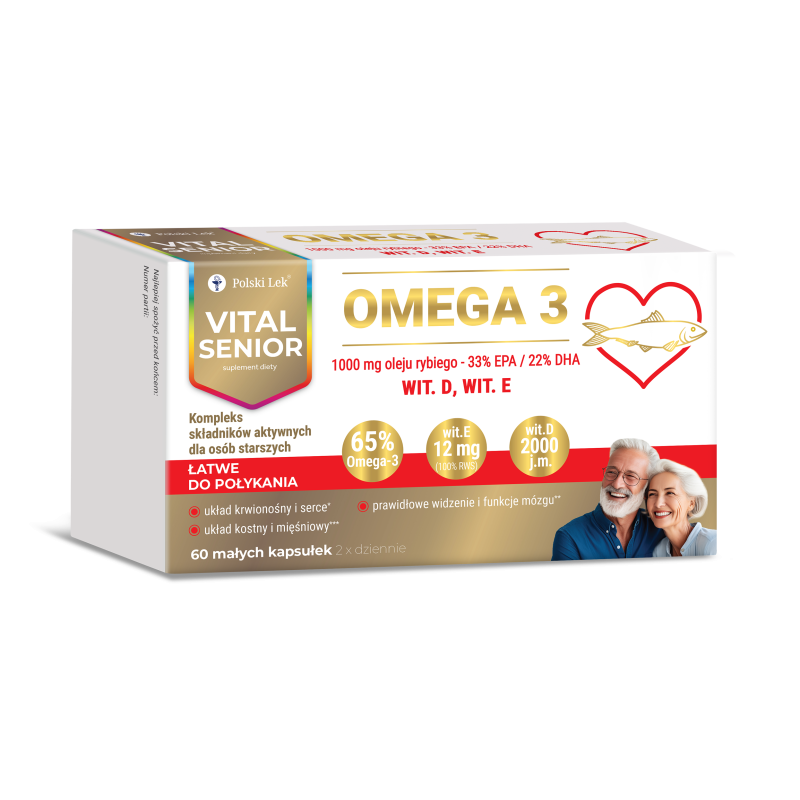 Vital Senior Omega 3, 60 kapsułek