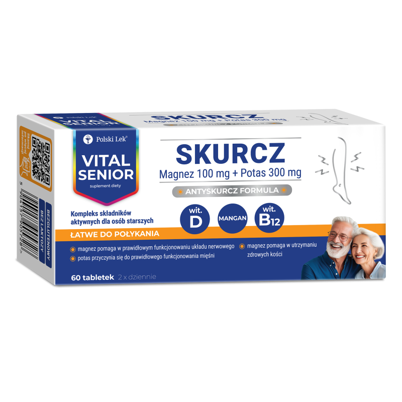 Vital Senior Skurcz, 30 tabletek