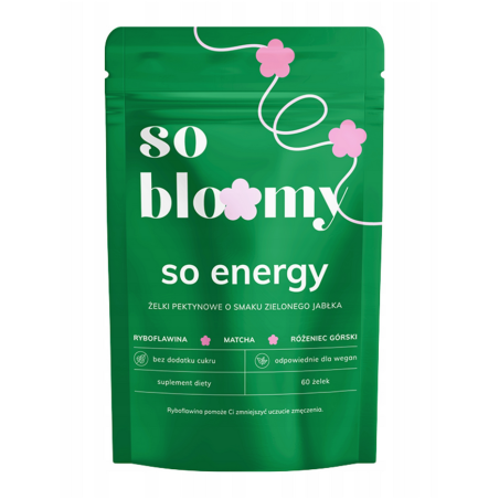 So bloomy so energy żelki energetyczne z matchą 60 żelek