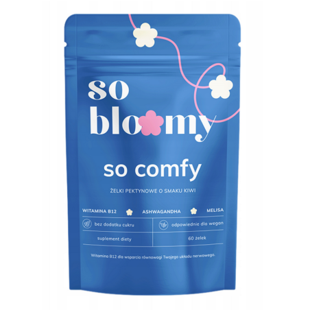 So bloomy so comfy żelki na uspokojenie z ashwagandhą 60 sztuk