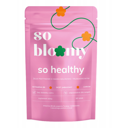 So bloomy so healthy żelki na wsparcie metabolizmu z octem jabłkowym 60 sztuk