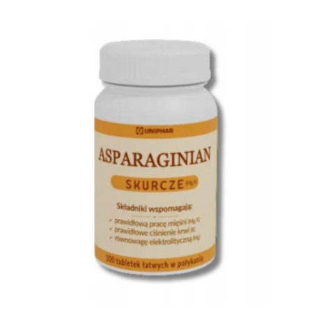 Uniphar Asparaginian Magnezu Potasu 50+50 tabletek